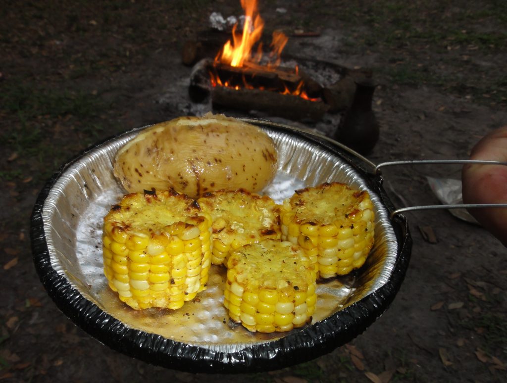 Corn in Jiffy Pop Tray