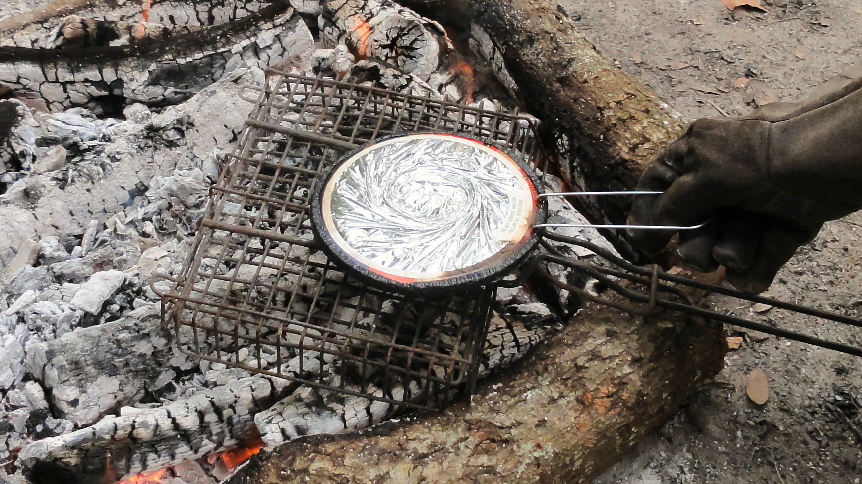 Jiffy Pop on the Grill